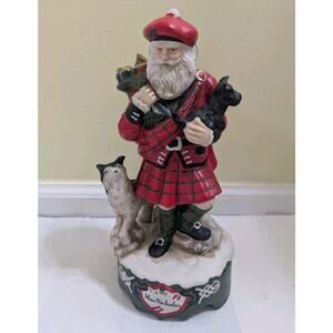 *Damaged Midwest Of Cannon Falls Mac Nicholas Santa Music Box Dog